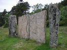Granite monoliths at Greby gravflt