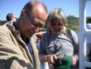 John and Jeff on the ferry to Landsort