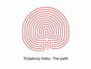 Troy Town Visby: The path