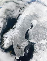 Scandinavia in winter