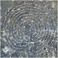 the labyrinth carving